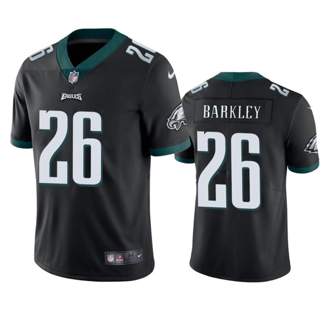 Youth Philadelphia Eagles #26 Saquon Barkley Black Vapor Untouchable Limited Stitched Jersey